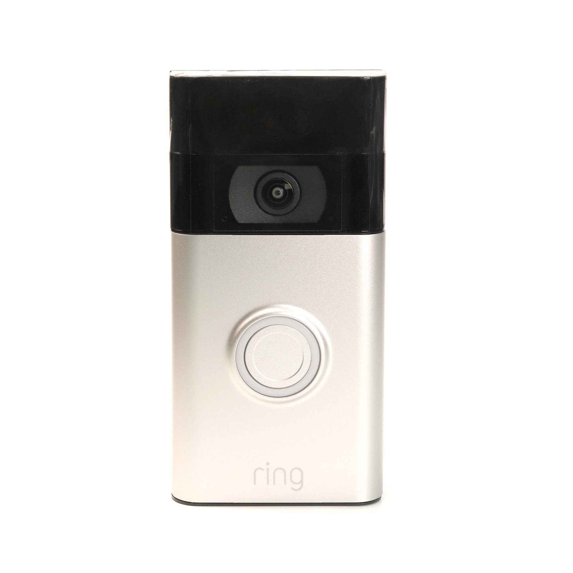 Ring Satin Nickel Push Button Doorbell & Reviews