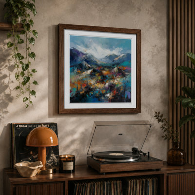 Scotland Abstract Expressionism - Framed Print