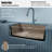Karran Quartz 32-1/4'' X 19-1/4'' Large Single Bowl Undermount Kitchen Sink Kit-61825467