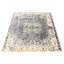 Tapis oriental crème / gris foncé noué à la main