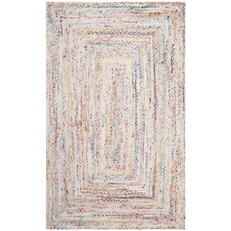 Cotton Hand Woven Area Rug, Rectangle 152 x 244 cm