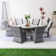 Aeryna 6-Person Round Outdoor Dining Set With Lazy Susan