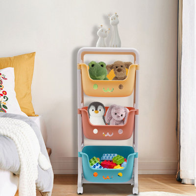 Aariyan 3-tier Storage Organizer Cart with Wheels