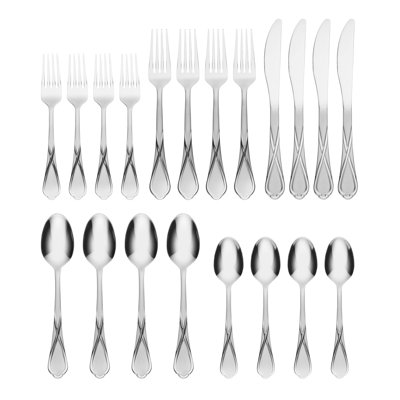 Cambridge Heather Sand 20-Piece Flatware Set