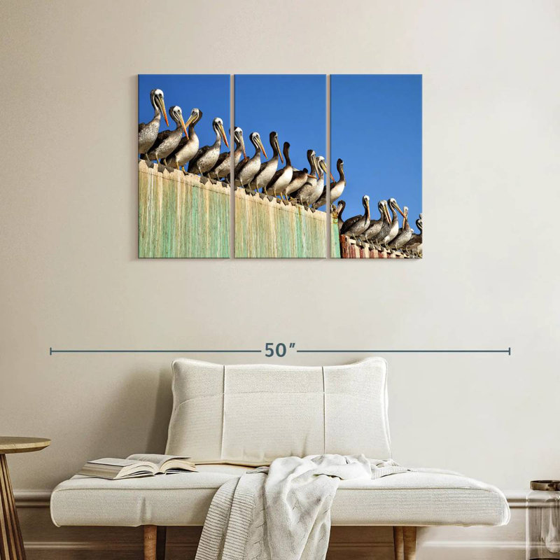 Brampt Pelican Party, 24" H x 38" W