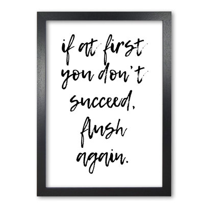 Flush Again - Print