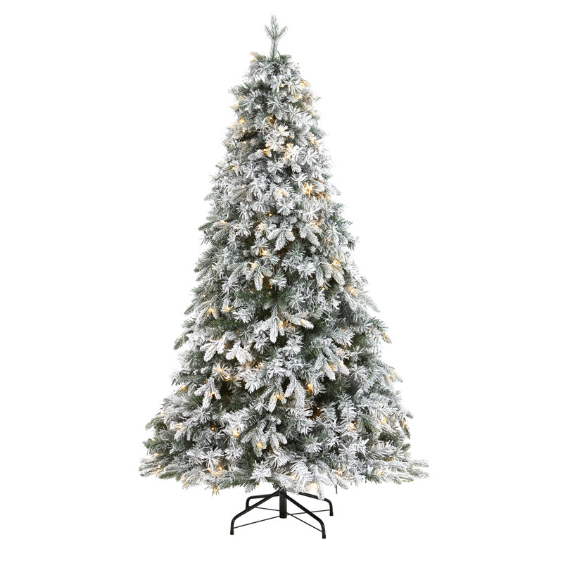 Lighted Artificial Pine Christmas Tree, 5' H