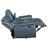 Blue Motion Reclining Loveseat With Console