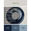 Tapis gris abstrait lavable à la machine Higgins Donut-290666865