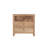 Solid Acacia Wood Tree Trunk 3-Drawer Nightstand