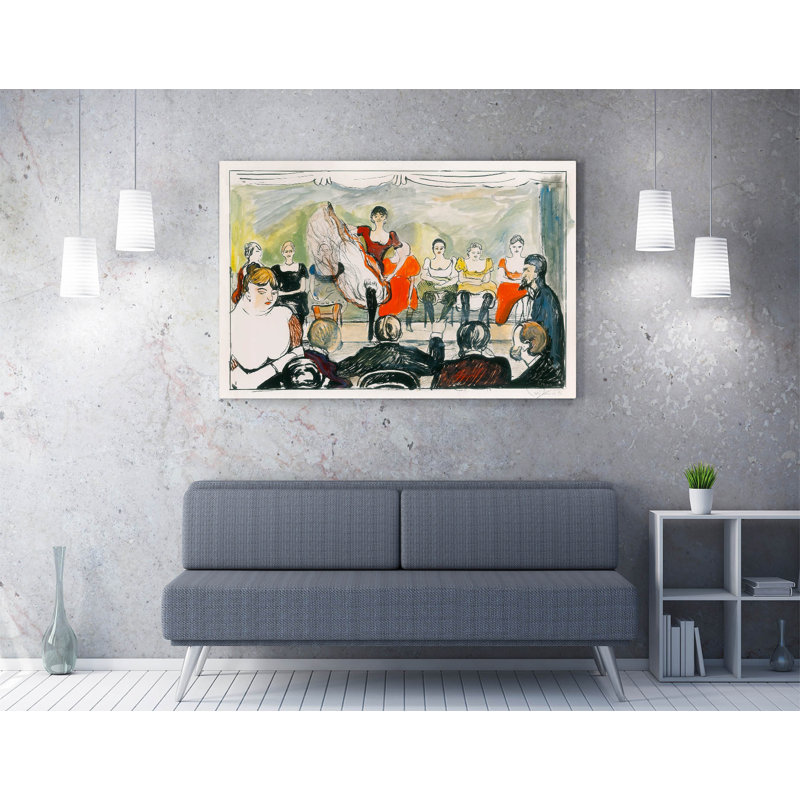 Tingletangle by Edvard Munch Canvas Wall Art Picture Print, 50.8cm H x 76.2cm W