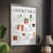 Cocktail Chart Framed Print - Solid Wood-884594969