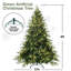 Arbre de Noël artificiel épinette vert pré-éclairé-1697372720