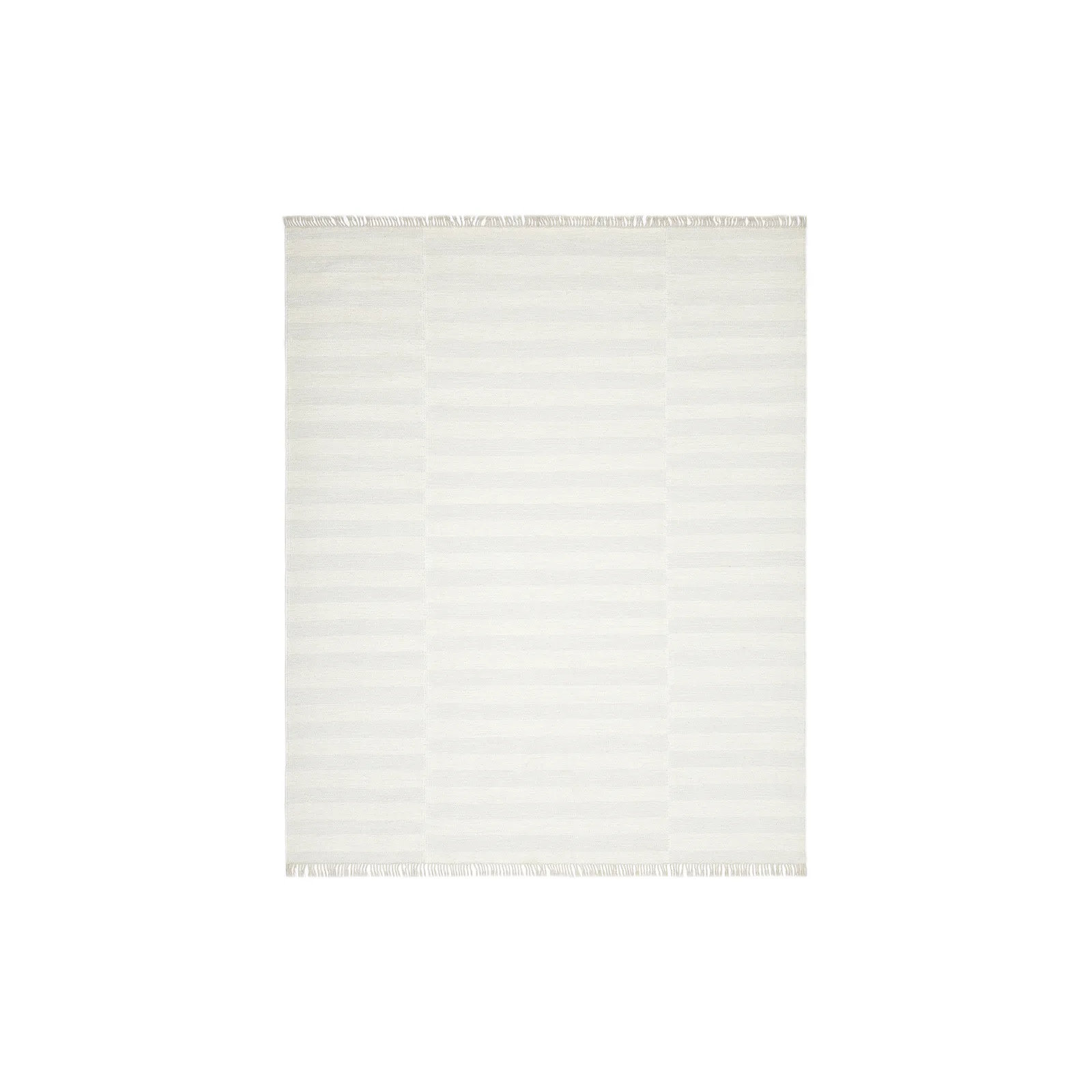 Reva Handmade Ivory Rug, Rectangle 5' x 8'