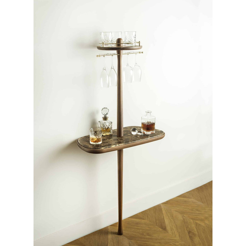 BAR CABINET, Walnut