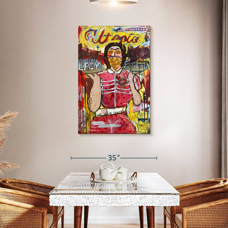 Leisha Utopia, 45" H x 30" W