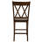 X-Back Solid Wood Fabric Upholstered Bar & Counter Stool With Footrest-1877924076