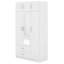 Armoire 6 portes avec miroir et tiroirs verrouillables-1885719987