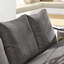 Canapé d'extérieur Terrace en aluminium graphite carbone