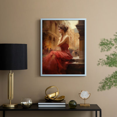 «WOMEN Series CDxxxvii», reproduction encadrée - bois massif