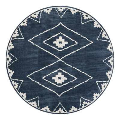 Latitude Run® Vefsna Nikolis Rug Blue