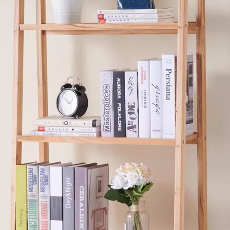 High-quality and stylish bookcase, (4 tablettes) H 59,4 po x l 23,6 po x P 13,7 po, Brun