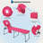 4pcs Folding Tanning Chair with Face Hole, 5-Position Adjustable Backrest, Portable Beach Lounge Chair with Pillow & Side Pocket for Backyard, Poolside, Patio-675828104