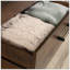 Commode 4 tiroirs, finition brune