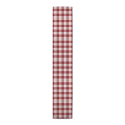 Adrith Rectangle Plaid Polyester Table Runner