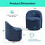  Fauteuil demi-tonneau pivotant avec rangement Aimille-117246414