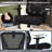 Ergonomic Office Chair With Adjustable Lumbar Support Tilting Function Headrest