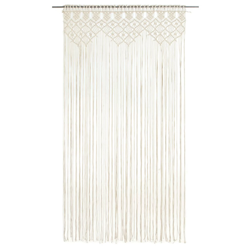 Laster Sheer Curtain Single Panel, Cream