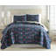 Ensemble de courtepointe en microfibre Boho Bloom-1820771116