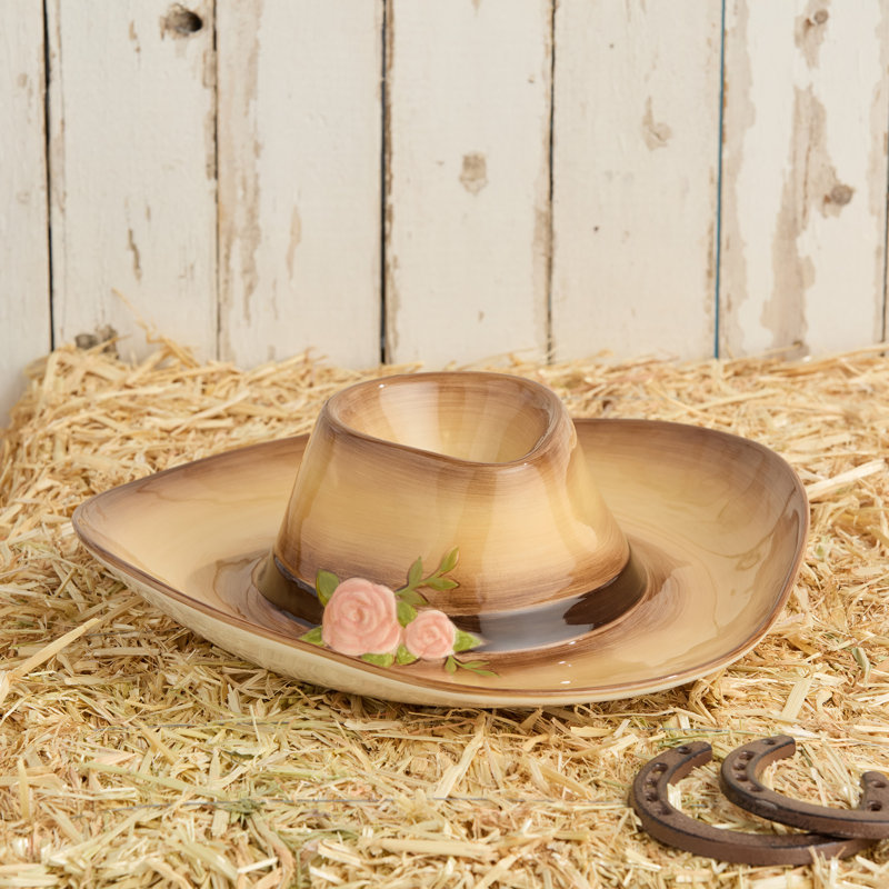 Chapeau de cow-boy 3-D Rosewood Chip & Dip