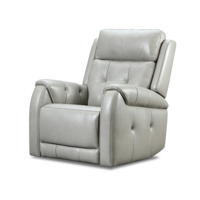 Vandoon Leather Power Swivel Glider
