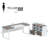 Burgener L-Shape Executive Desk with File Cabinet-2006776565