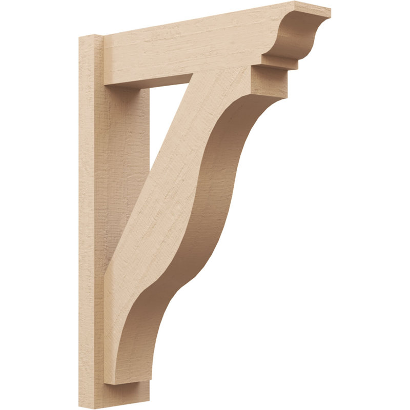 Timberhane cèdre brut traditionnel en simili bois Timberthane, l 6 po x P 22 po x H 30 po, brun clair apprêté