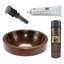 Premier Copper Products BSP5_VR17SKDB-P Bathroom Sink And Drain Package