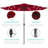 Shearer 10ft Solar LED Lighted Patio Umbrella w/ Tilt Adjustment, UV-Resistant Fabric-1494489674