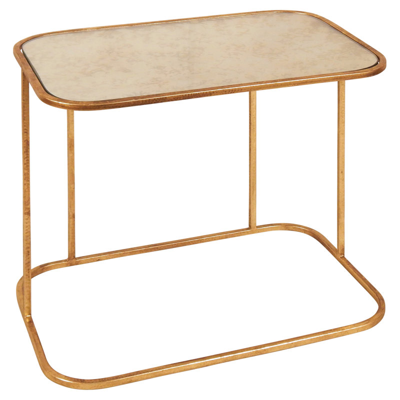 Hilton Mirrored Frame End Table