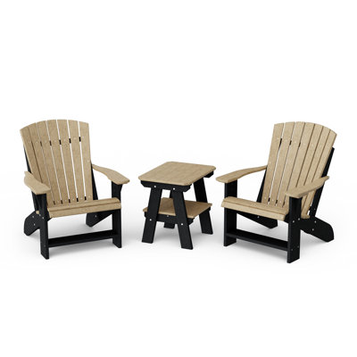 Ensemble de chaises 3 pièces Adirondack Heritage avec table d'appoint Heritage