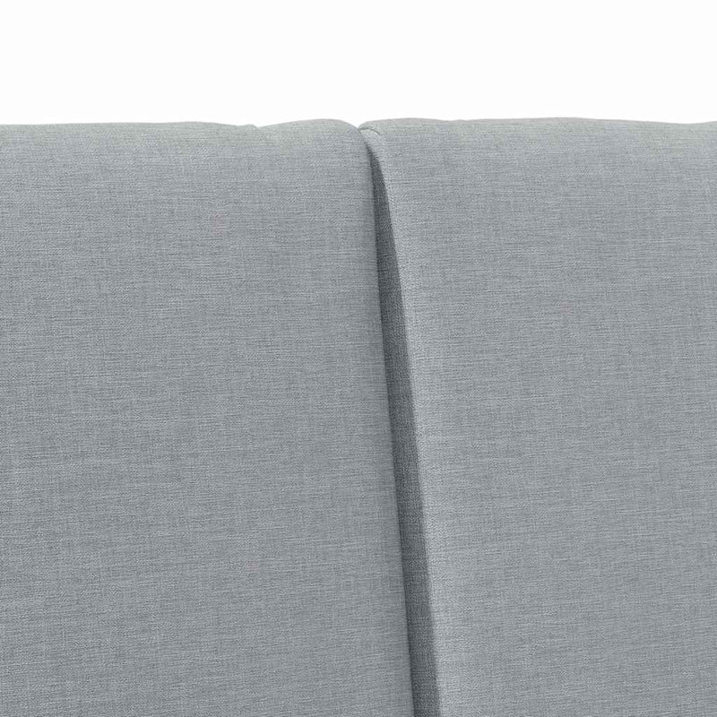 Solid Wood Headboard, Queen, White, Light Grey