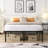 King Size Bed Frame , Heavy Duty Metal Bed Frame , Quick & Easy Assembly, No Noise, Black-1027368351