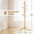 Jedriel 8-hook Freestanding Adjustable Wooden Coat Rack for Entryway,Bedroom,Office-397278280