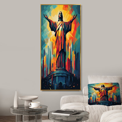 Pop Christ le Rédempteur Rio De Janeiro II - Christianisme, art mural