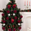 Boules de Noël décoratives en velours rouge vin floqué de 9,9 cm (3,9 po), à suspendre au sapin pour les fêtes de fin d'année, lot de 9