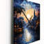 Horloge murale surdimensionnée Blue Canal-99629108