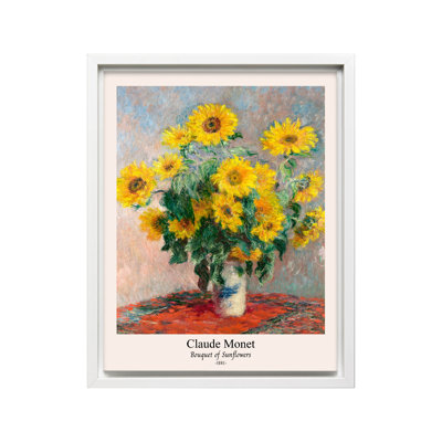 Claude Monet - Bouquet de tournesols