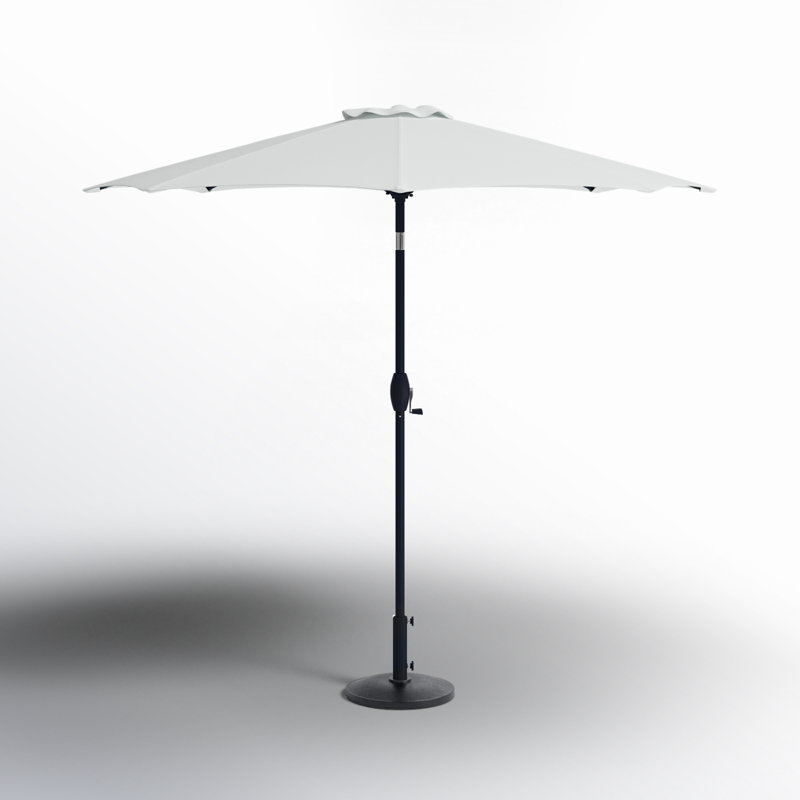 Parasol de marché 9 pi Pierpoint, Blanc
