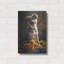 Art mural en métal Winston Porter «Cute Puppy With Orange Flowers German Shepherd» par Momart-670084563